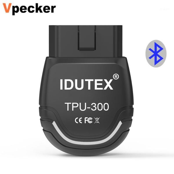 

code readers & scan tools vpecker tpu300 2-in-1 obd2 scanner car truck heavy duty reader eobd hobd automotive android system diagnostic1