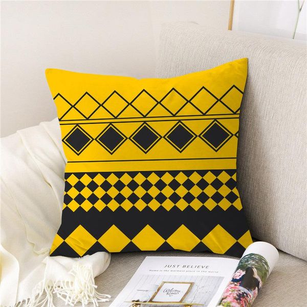 

yellow color home cushion cover 4545 sofa cushions pillow cases polyester pillowcase home decor pillow covers 0240 swy wmttfe