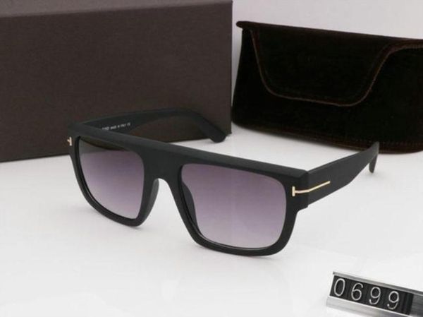 

wholesale- qualtiy new fashion 0699 tom sunglasses for man woman erika eyewear ford designer brand big sun glasses with in 40, White;black