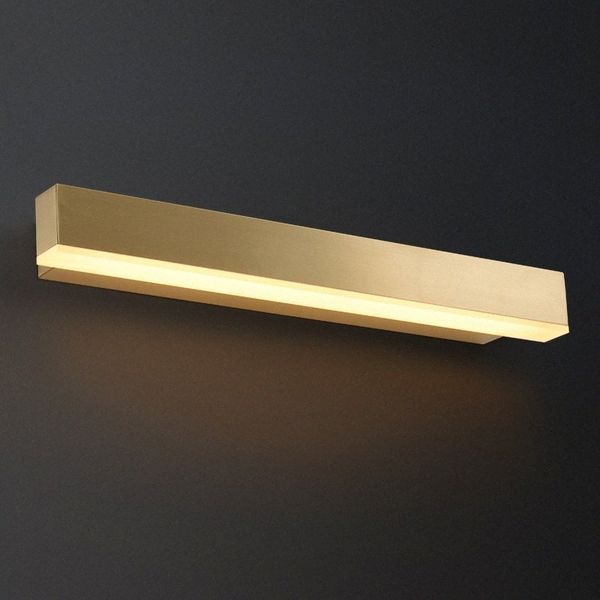 

nordic post-modern light brass wall lamp american bedroom sofa background wall bathroom mirror front lamp xnvw#