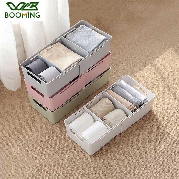 

wbbooming пластиковые регулируемый хранения ящик делители организатор гибкая partition для дома шкаф для хранения box case организатор bbyxk