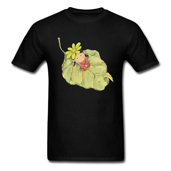 

a leaf sailor 2018 little girl cartoon drawing cute customized no fade father's day lovely black hooded sweatshirt hoodie men t shirt