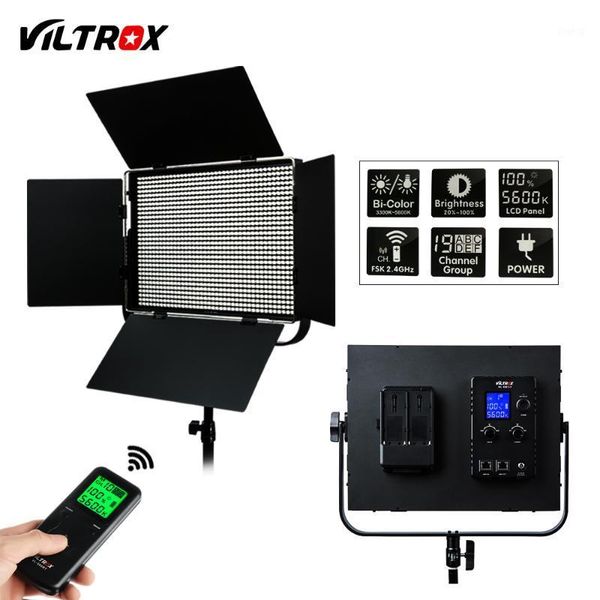 

viltrox vl-d85t/d85b pro 85w wireless remote studio video led light bi-color/dimmable w/ dmx control for pgraphy interview1