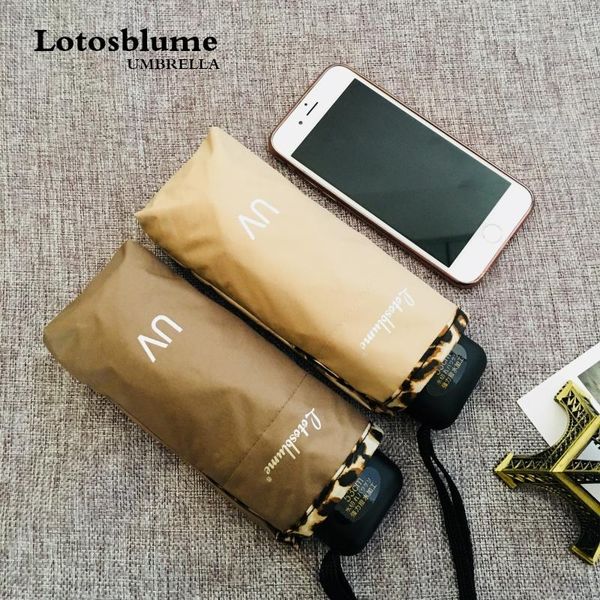 

fashion five folding umbrella leopard print mini umbrella rain women small umbrellas sun rain womens sunshine umbrella sunshade qylqgk