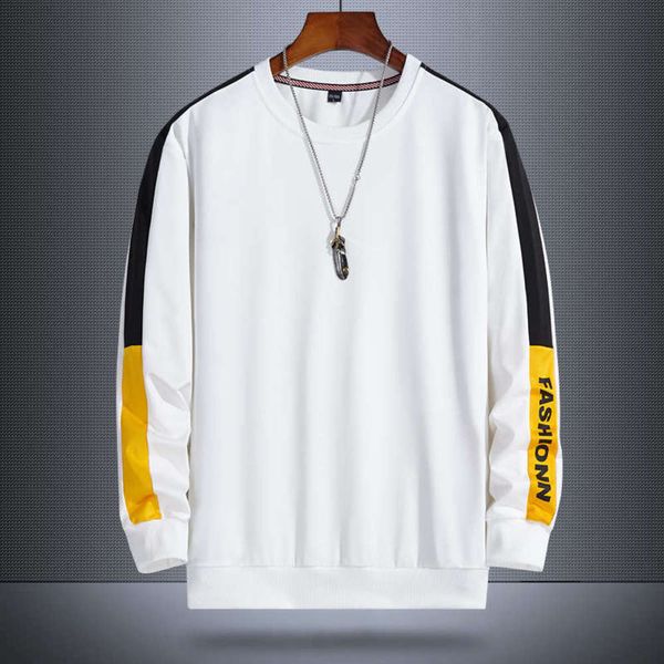 

imitation autumn round neck men's fashion cotton long sleeve sweater, Gray