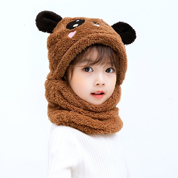 

fashion baby hat boy newborn pgraphy props accessories children's velvet cap panda ears girls autumn warm scarf set women