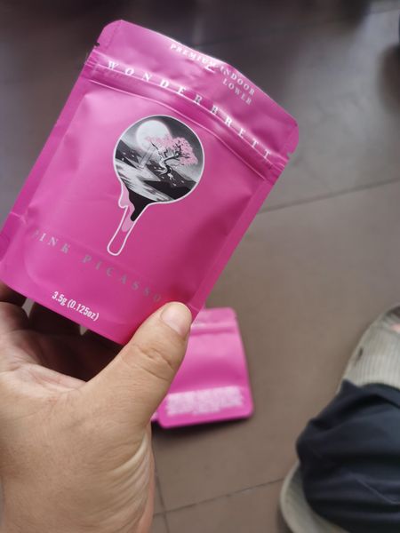 

premium indoor pink wonderbrett strawberry bliss 10x12.4cm mylar bags local medicated edibles smell proof bags bbybzu lg2010