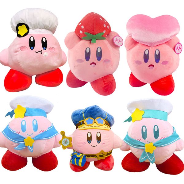 

2020 new 35/38cm big size kirby plush pink waddle dee doo soft stuffed toy for children birthday gift q1219