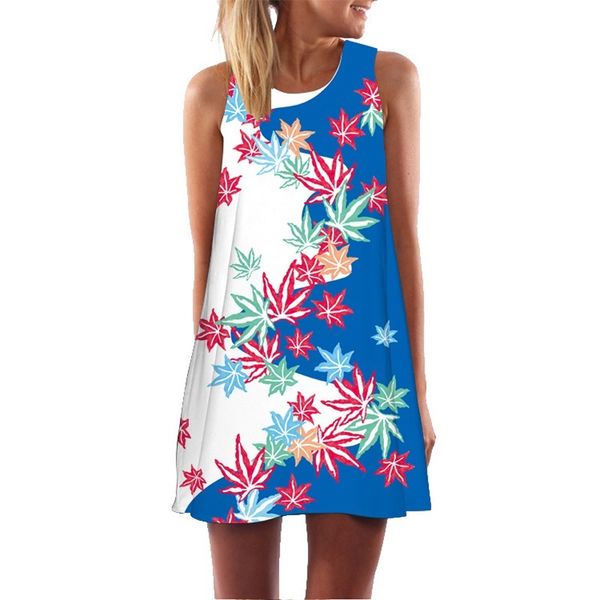 

boho dress 2021 new fashion stars print casual loose summer dress for women cute blue chiffon dresses vestido above knee dress, Black;gray