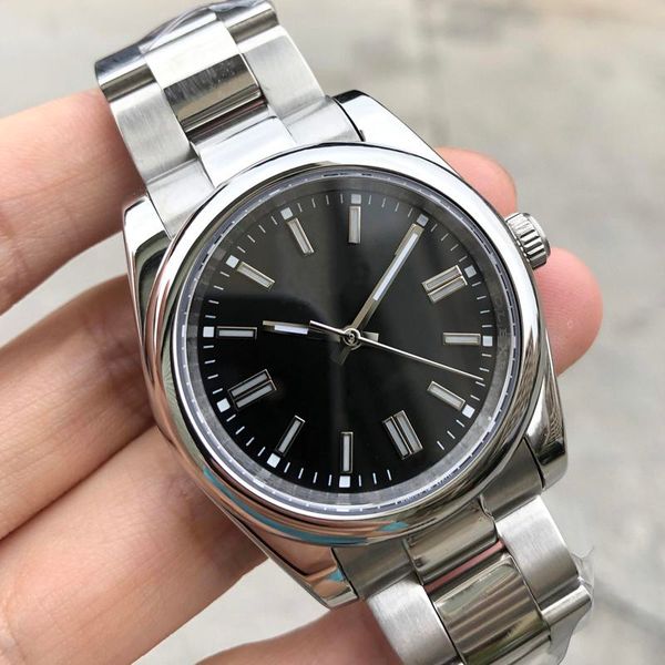 

sapphire crystal 36mm blue fashion mens women lady master man automatic mechanical 2813 movement watches diamond wristwatches watch, Slivery;brown