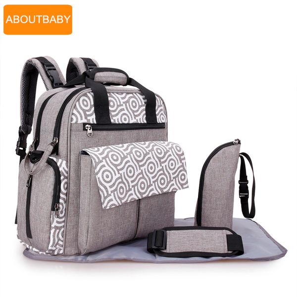 Designer madre borsa per pannolini per bambini borse zaino impermeabile fasciatoio mummia maternità borsa per pannolini per passeggino accessori organizzatore LJ201013