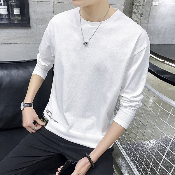 

2019 youth sweater men's korean version pulloversweater pullover trendy student's loose pullover autumn academic round neck casual, Black