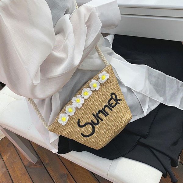 

new summer straw bag women summer shoulder bag woven bohemia beach crossbody m5te