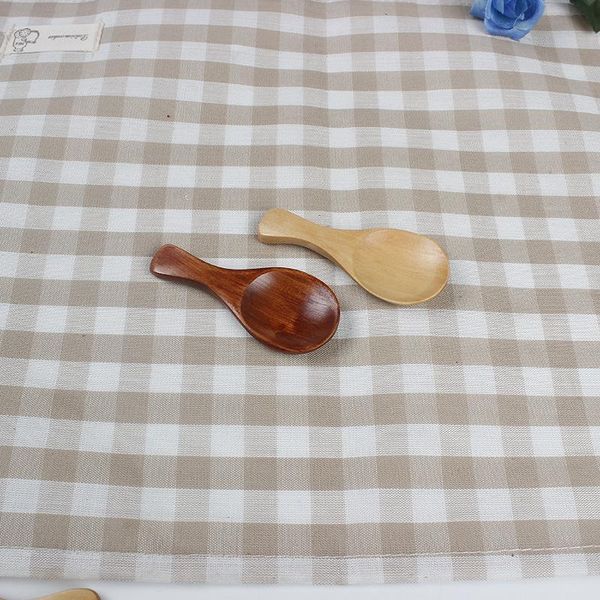 

100pcs 8cm natural wooden coffee tea sugar salt spoon tea scoop kitchen utensil mini wood spoon w9659 bbypmy lipper