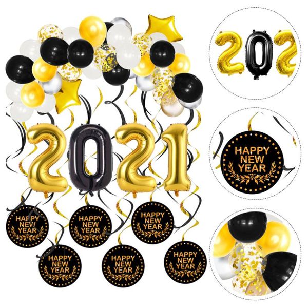 

christmas decorations 1 set attractive year party balloons prop for home bar