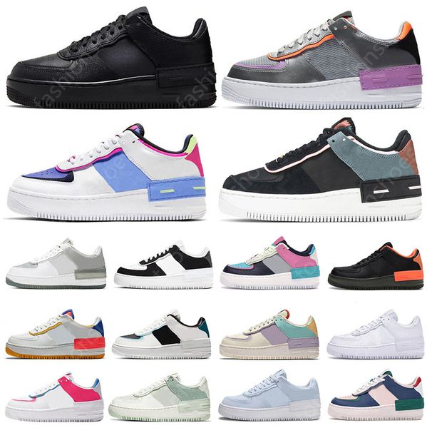 

sale one 1 platform shoes trainers shadow running shoes triple white black spruce aura tropical twist men women outdoor sports sneakers, White;red