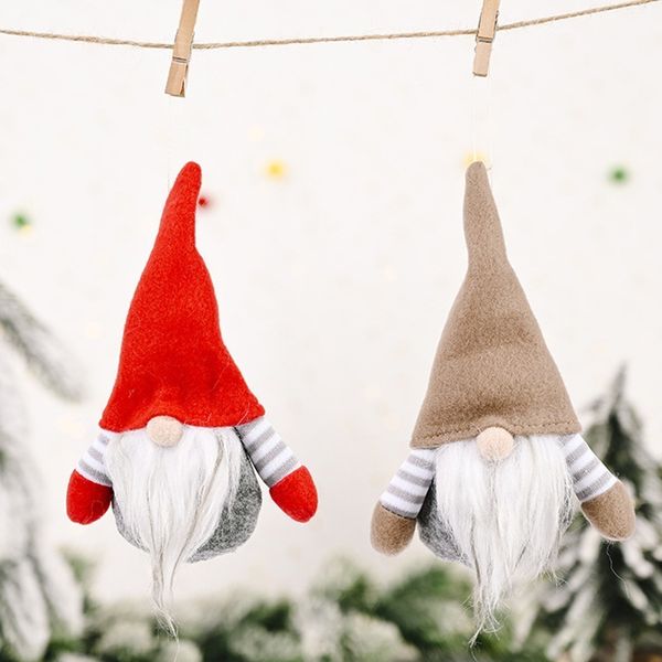 

doll gift ornaments faceless claus newfor toy santa christmas decorations pendant kerst home decor cd