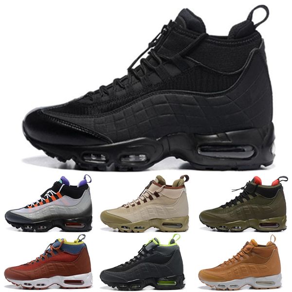 

mid boots army triple black running shoes mens runner sneakers boot 20th anniversary men's autumn winter ankle sealed-zip training spor