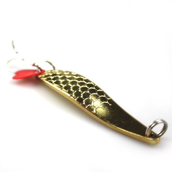 

1pcs spoon fishing lure 10cm 17g hard fishing spoon lure metal jigging lure baits spinner bait carp fishing tackle jlluav xjfshop