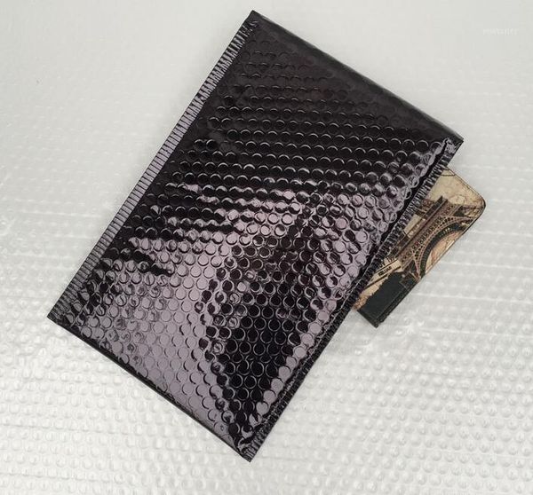

packing bags 20pcs/lot 20x28cm large black wrap metallic bubble mailer bag gift aluminum foil seals envelope use 18x28cm1