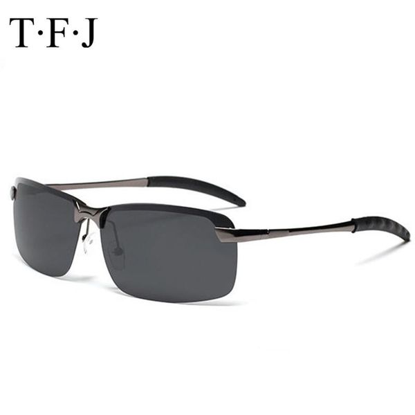 

sunglasses tfj brand men's polarized sun glasses masculino eyewear accessories for men driving, White;black