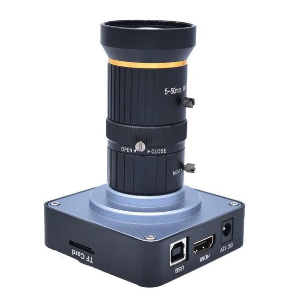 

21mp full hd 1080p 60fps hdmi usb lab digital industrial video microscope camera for pcb ic cpu soldering