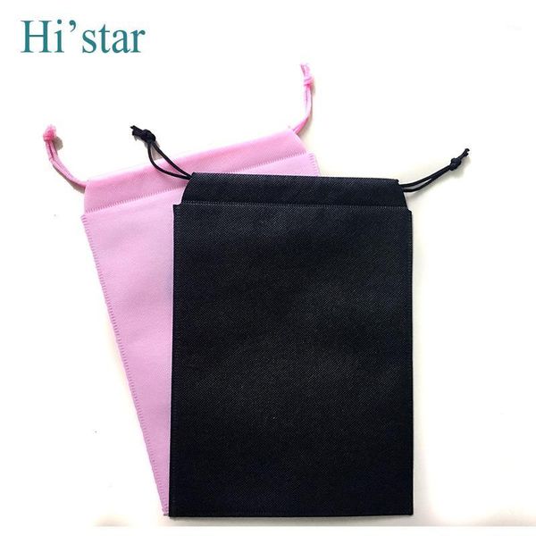 

50 pieces drawstring closure non woven bag, sample shopping bag for shoe / clothes dust proof1