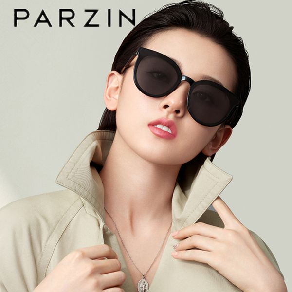 

parzin new sunglasses brand designer vintage sun glasses female retro oversized ladies shades for women men uv 400 91618, White;black
