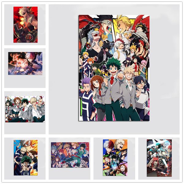 

boku нет герой academia my hero academia плакат стена наклейка постеры спальня декор украшение комнаты аксессуары для детей комната
