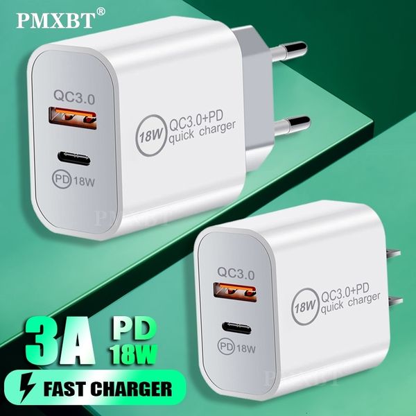 

black пятницы quick charge 3.0 usb зарядное устройство тип c pd быстрой зарядки мобильного телефона адаптер питания для iphone samsung huawe