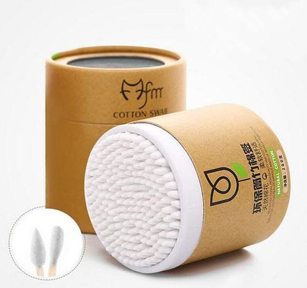 

bamboo cotton swab wood sticks soft cotton buds cleaning of ears tampons microbrush cotonete pampons health b bbyvhy cxj_love