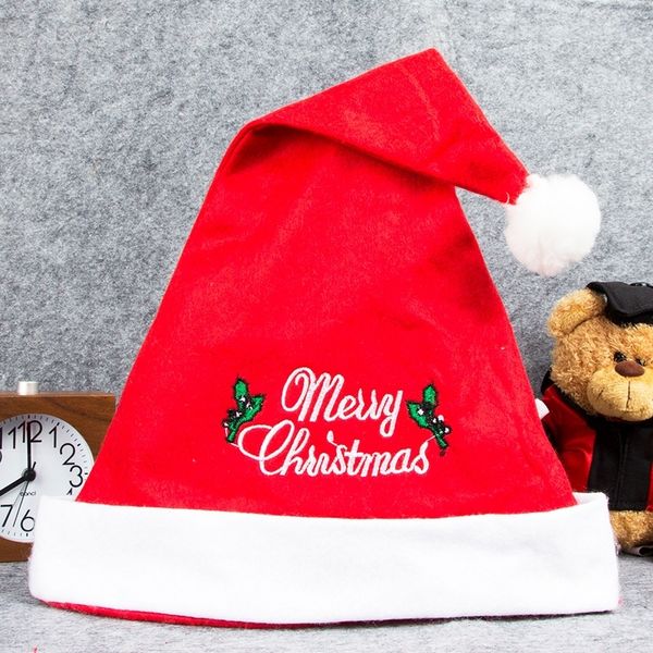 

qkdbr декоративные вышитые английский вышитые нетканые hatchristmas шляпа шапка рождество шляпу нетканые платье партии hbqob