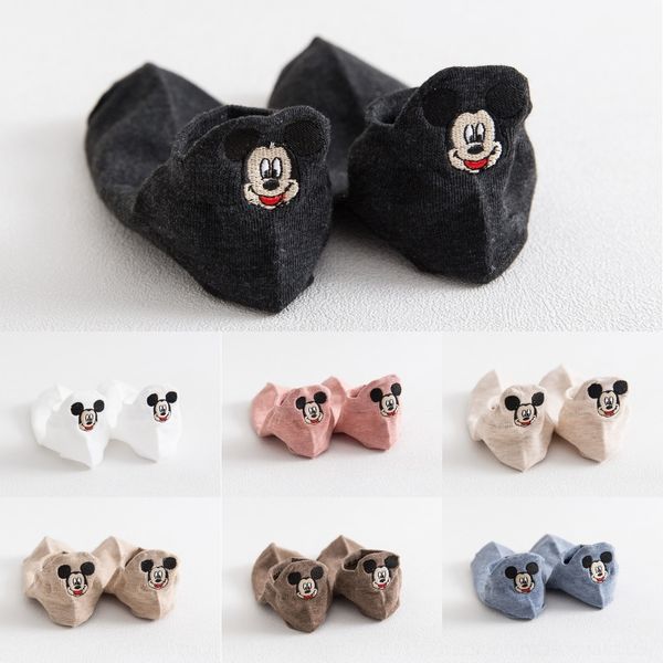 

citwp new and summer new socks heel embroideredboat cotton short tube female korean spring cotton summer spring and heel embroideredboat soc, Black