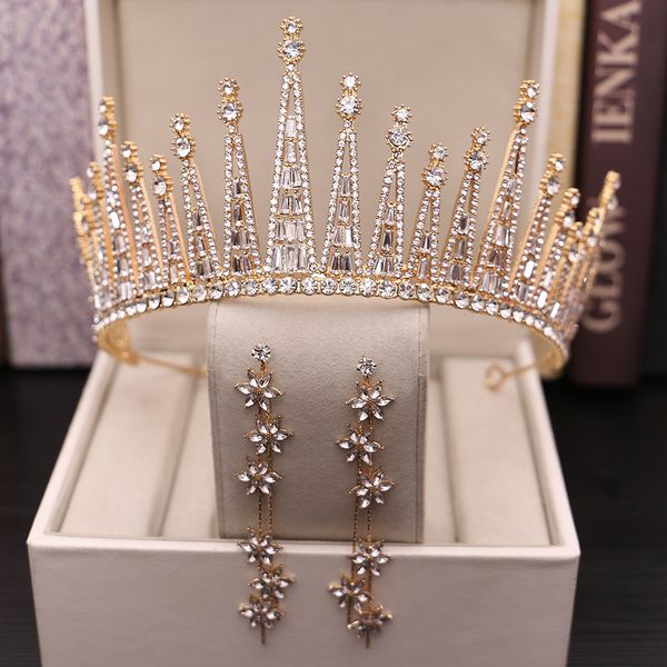 

mwedding платье головной убор корону чистый красный bridal 2020 новый европейский высокий стиль конца атмосфера в стиле барокко, 18-летний в, Silver