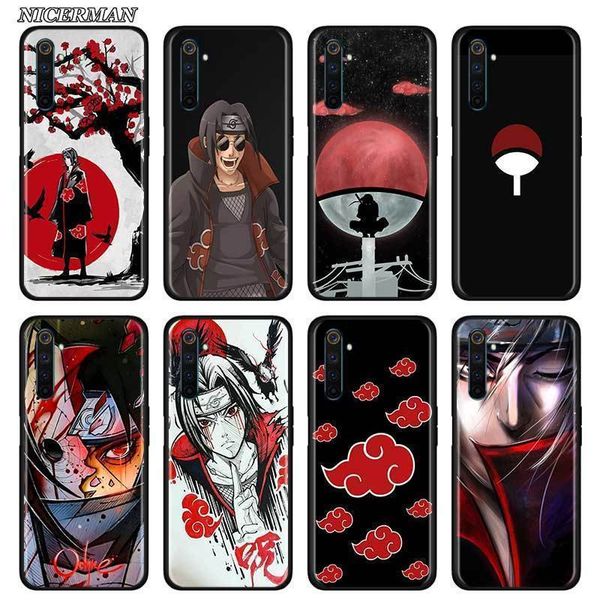 

thin soft case for realme x50 5g x2 c3 5i 5 6i 6 narzo 10 10a pro phone silicone cover shell itachi uchiha naruto anime
