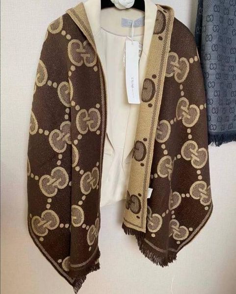 

2020 the winter 100% cashmere scarf classic luxury designer paper bag 2020 fashion scarf.45x195cm, Blue;gray