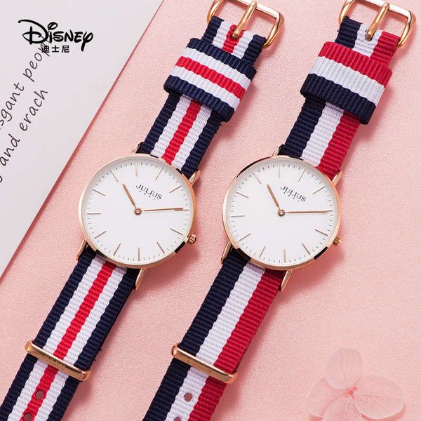 

women's watch students' simple temperament, Slivery;brown