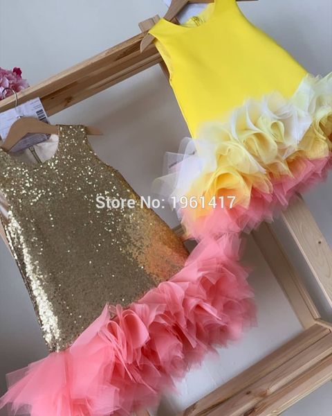 

infant party dress summer baby baptism princess dress for baby girls 1 year birthday red christmas costume newborn clothes, Red;yellow