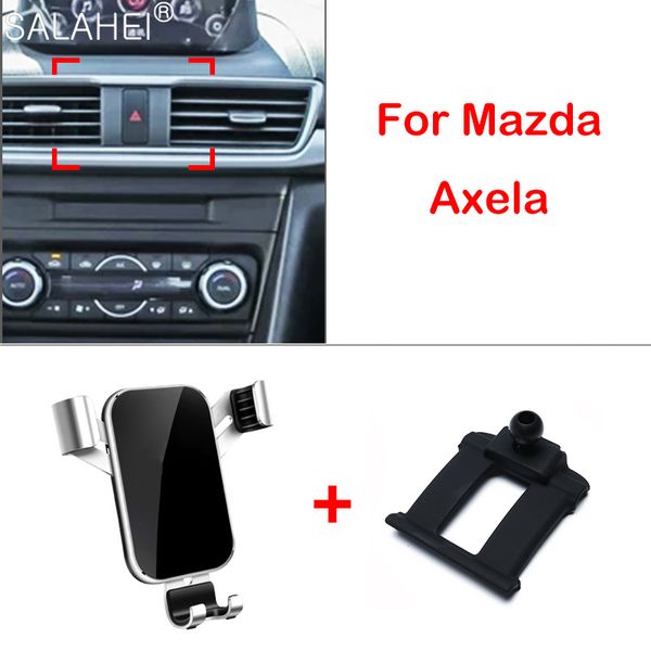 

43fgphone car holder mobile stand for mazda 3 axela bn bm 2014 2015 telephone clip mount bracket support accessories
