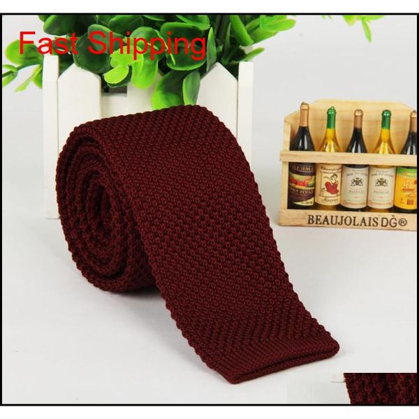 

fashion knitted stripe square flat end tie necktie bowties skinny knit ties fashion fashion accessories fo qylamp homes2007, Blue;purple