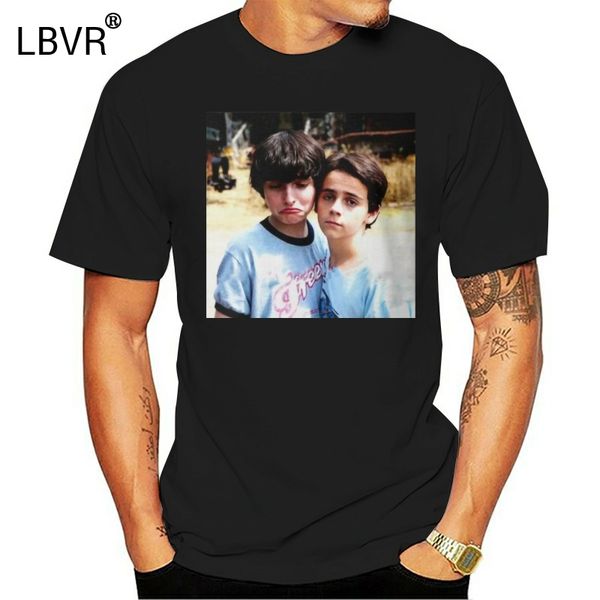 

finn wolfhard jack grazer mens black t-shirt sport hooded sweatshirt hoodie