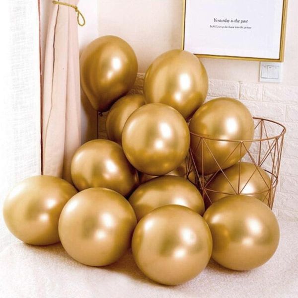 

15 balloons + ribbon 12 inch pearlescent color balloons party set decoration f0n8