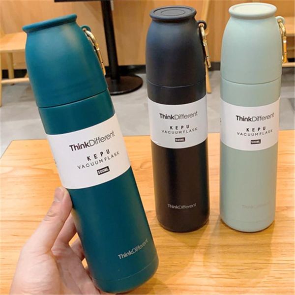 

thermal thermos classic flasks water bpa double layer bottle insulated portable 500ml 304 cup vacuum lid steel stainless bbyvse
