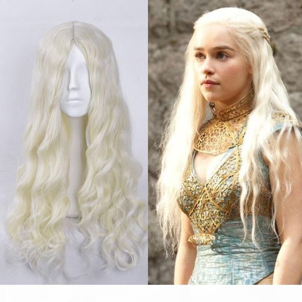 

gt;&gt;&gt;new fashion cosplay wig long blonde wavy full wigs, Black;brown