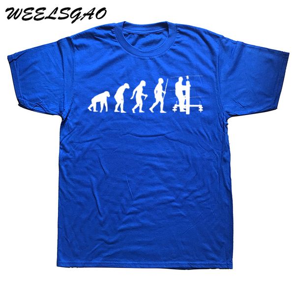 

evolution lineman electric cable lineman summer new print man cotton fashion print men tee hoodie designers t shirts sweatshirt