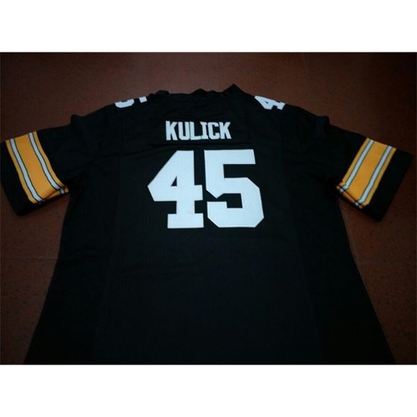 

3421 #45 drake kulick iowa hawkeyes alumni college jersey s-4xlor custom any name or number jersey, Black