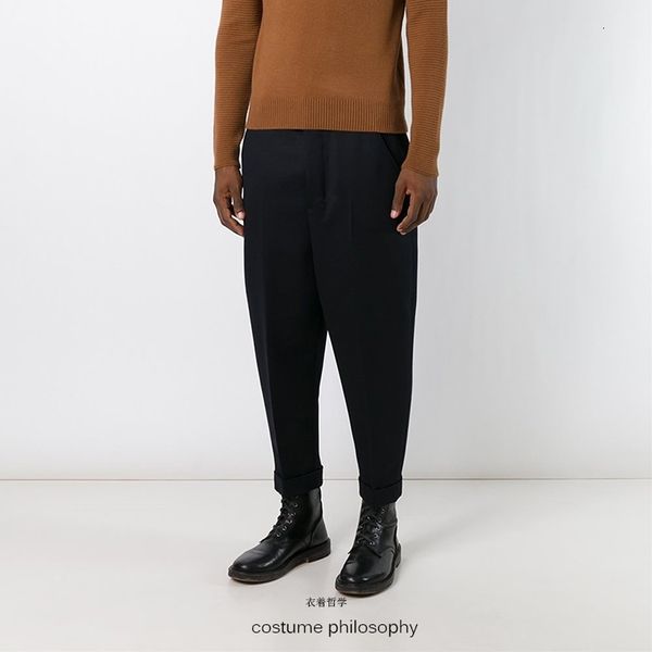 

2021 Homemade New Casual Men, Pants Down Harem. S-6xl!! TZRV, Black