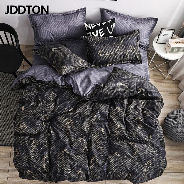 

jddton new arrival classical double sided bed linings concise style bedding set quilt cover pillowcase cover bed 3pcs/set be031 c0223
