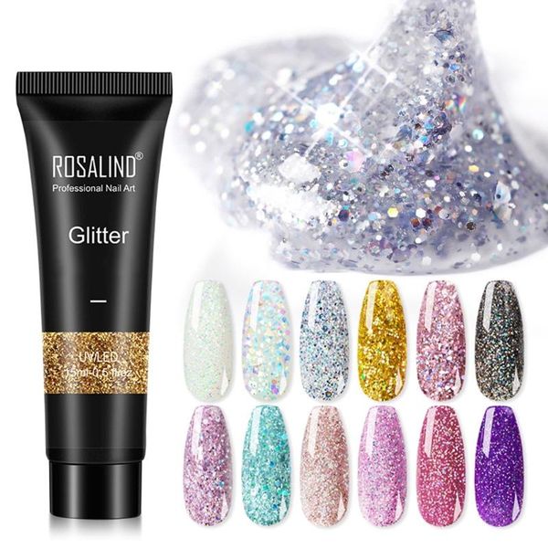 

nail art kits poly builder uv gel quick building tips finger extension false nails q81b