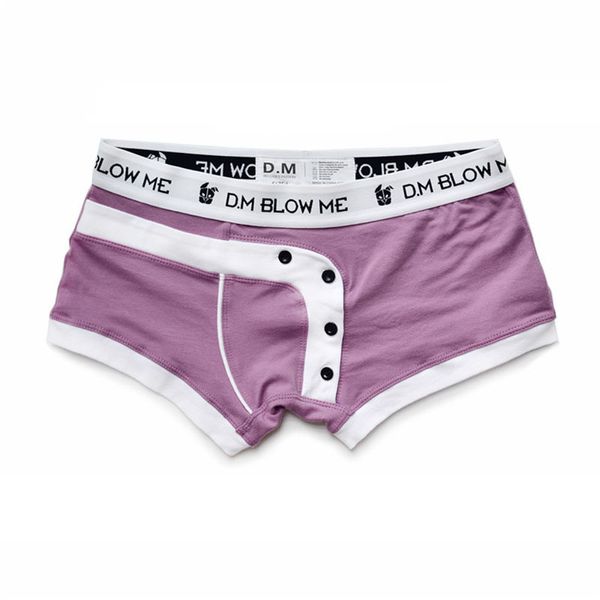 Intimo uomo mutande gay ropa interior hombre bottoni boxer in cotone boxer da uomo boxer a vita bassa para hombre calzoncillo hombre LJ200922